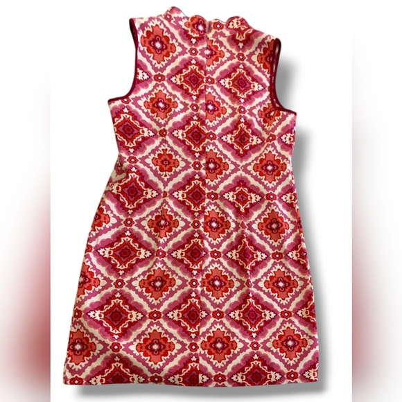 Kensie Dress MandarinbCollar Sleeveless Stretch Cotton Sheath A-line, Size 8 - Picture 2 of 12